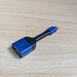 2.75-inch micro USB Male to USB Type A Female OTG Adapter Converter Cable Cord