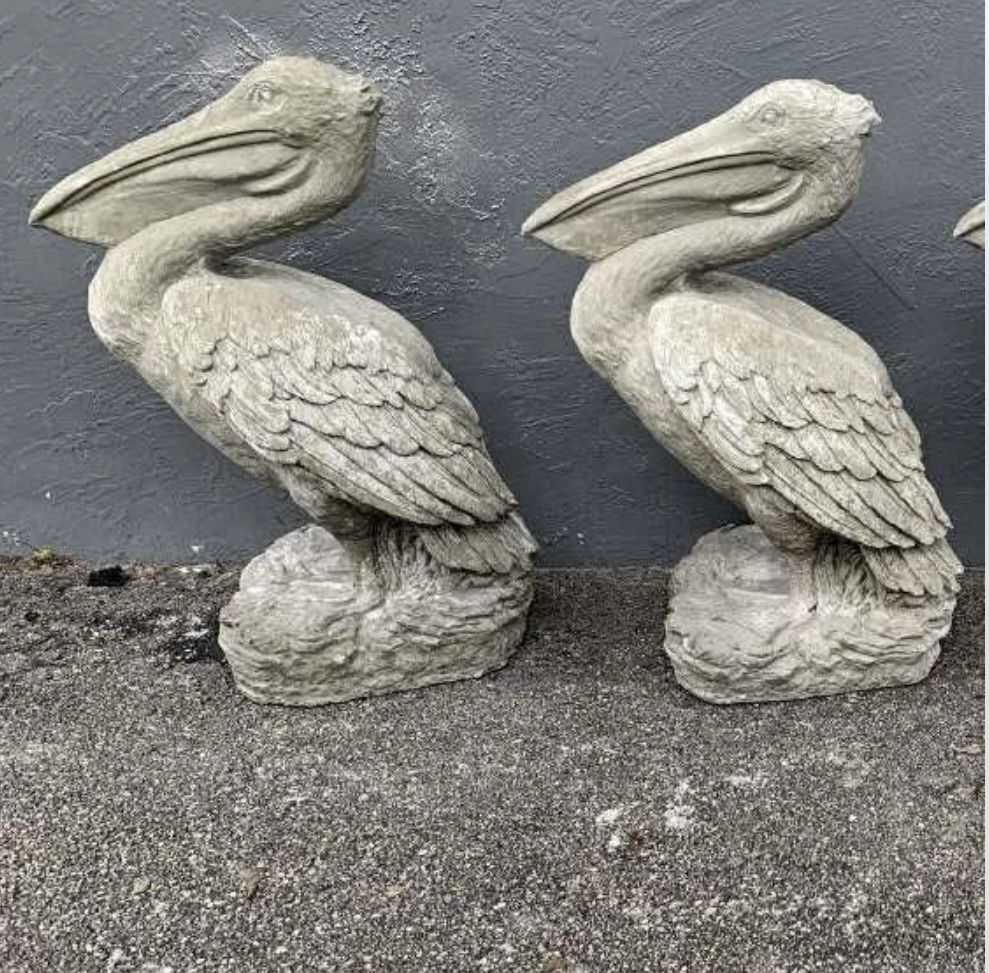 Solid Concrete American Pelican