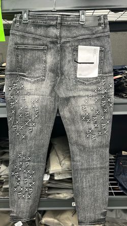 Purple jeans