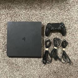 PlayStation 4 Slim Comes With Controller And Charger