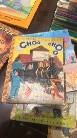 Antique books for children made by golden