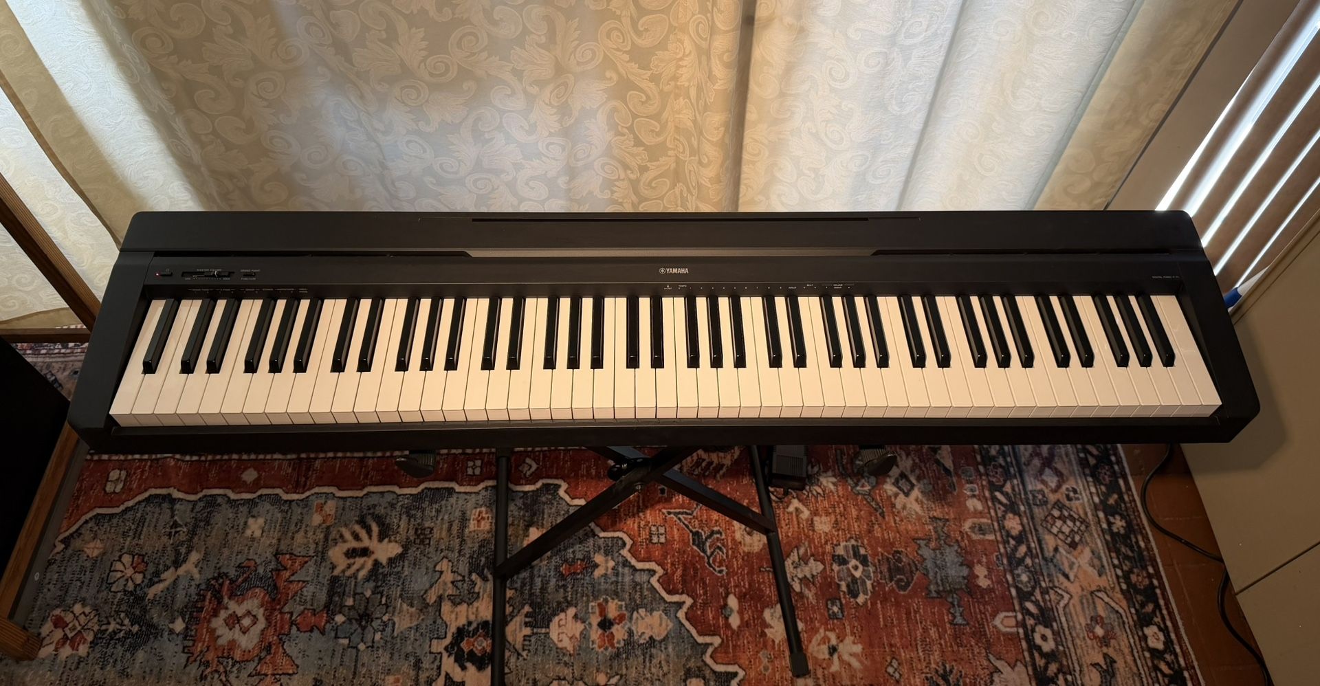 Yamaha P-71 88-Key Weighted Action Digital Piano & Stand