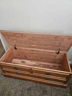 Wooden Storage Chest / Blanket Chest