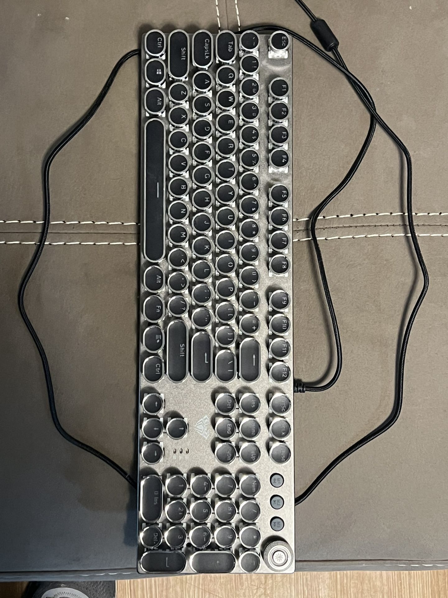 Wired Typewriter-Style Keyboard