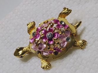 Vintage Gold Plated Turtle
