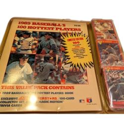Vintage Baseball Cards Vintage 1989 Score Baseball’s 100 Hottest Players Cards Limited Set Sealed