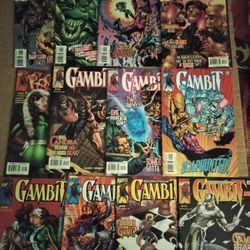Gambit Comic Book Lot Of 12. VF+ Or Near Mint