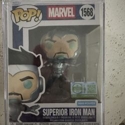 Funko POP! Ultra Superior Iron Man Marvel #1568 LE 5000 Presale with Hard Stack