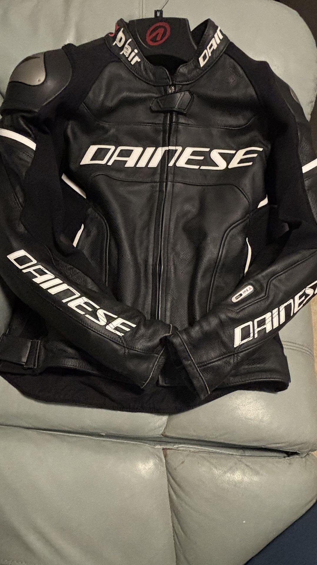 Dainese Racing 3 D Air Men's Perforated Leather Jacket Size Dainese Racing 3 D Air Men's Perforated Leather Jacket Size