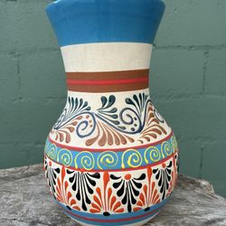 Hand Painted Mexican Vase