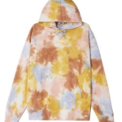 Obey Men’s Mini Bold Recycled Tie Dye Pullover Hoodie New BNWT