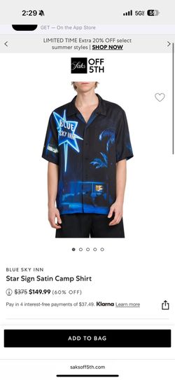 Blue Sky Inn Button Up Shirt