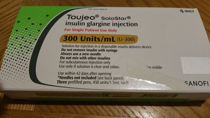 Refrigerated, Unopened (3 Pen) box of Tujeo Solostar