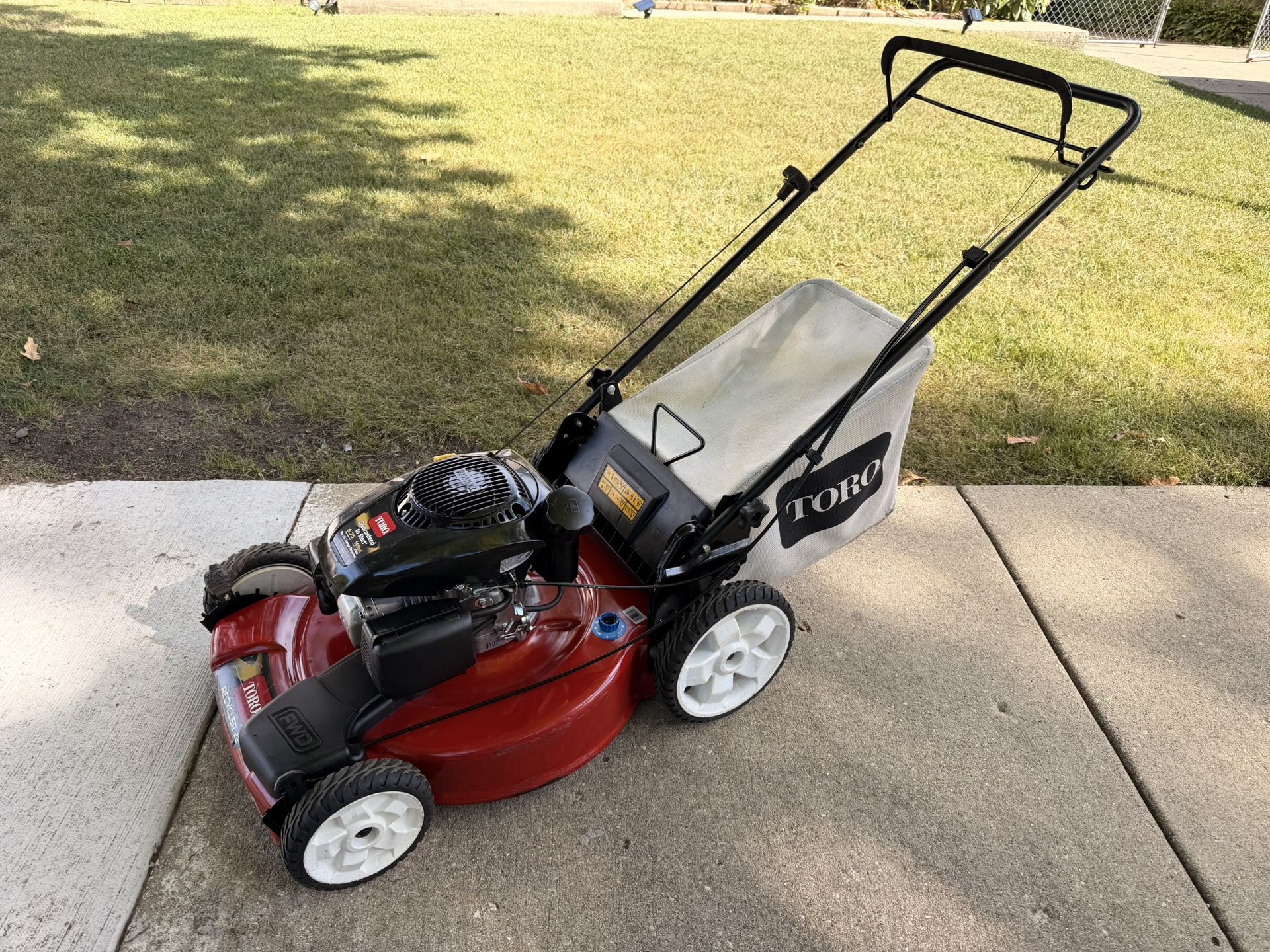 Toro Self propelled lawn mower 