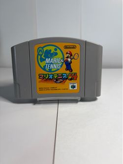 Nintendo 64 Mario Tennis import Japan