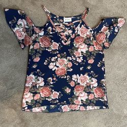 Off Shoulder Floral Top