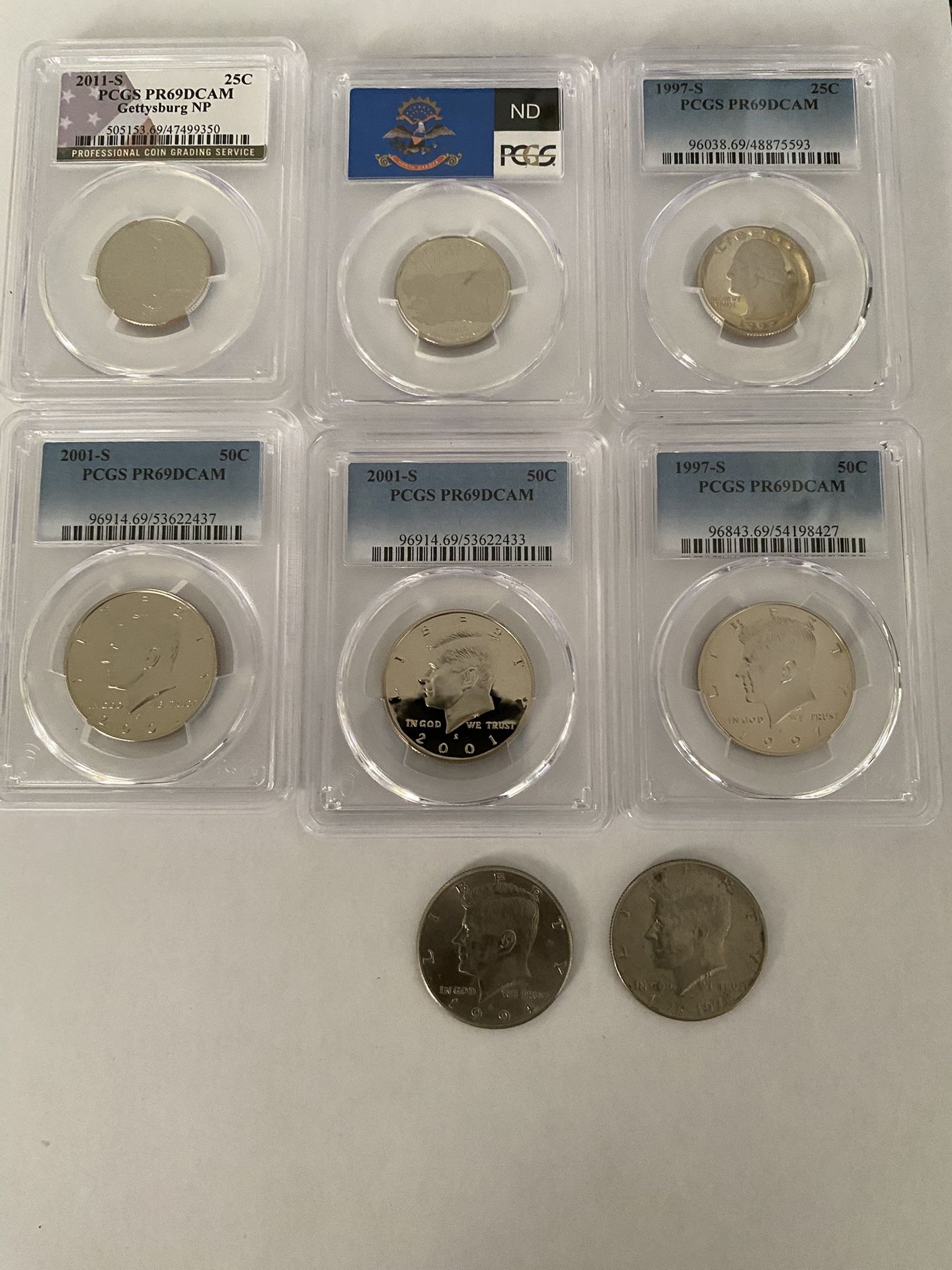 Monedas Sartificadas