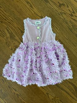 NWT Size 2 / 2T Lola + The Boys Princess Haze Sequin Lavender Dress