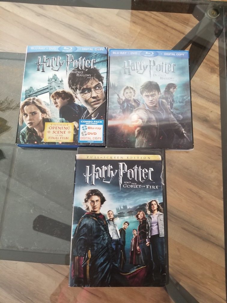 Harry Potter collection dvd blue ray