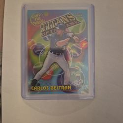 Carlos Beltran Topps Chrome