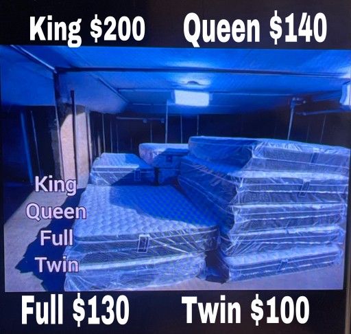 New Queen Pillow Top