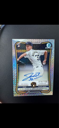 Jacob Misiorowski rookie bowman RC auto /150
