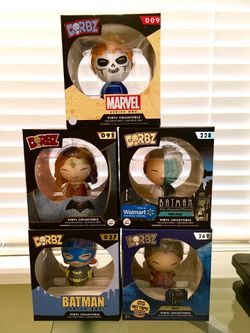 Dorbz ghost rider/Batman/Wonder Woman/two face/batgirl/belle
