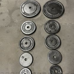 Weight Plates.           90.  Dollars 