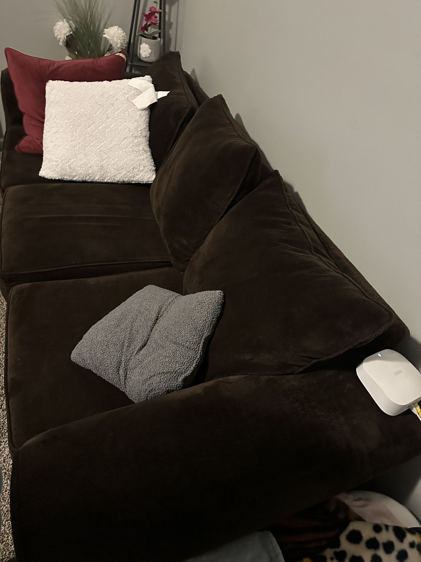 Large Brown Couch
