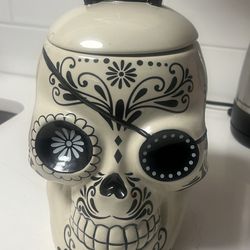 Skull Cookie Jar