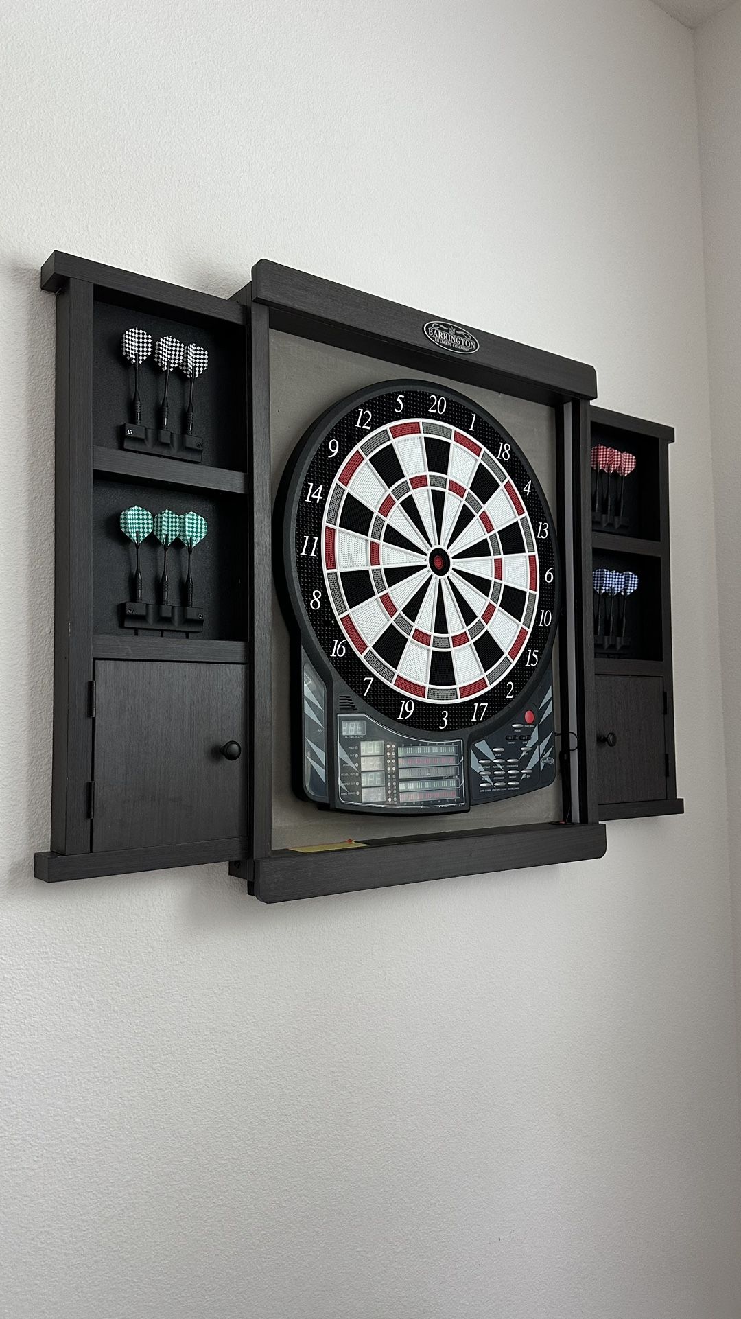 Dart Board With Cabinet
