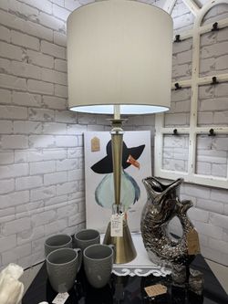 Gold Table Lamp