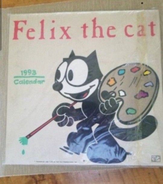Vintage collectible classic Sealed Felix the Cat Calendar sealed