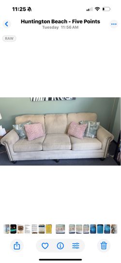 Cream Couch Sofa