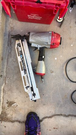 Central Pneumatic Framing Air Nailer (such as model 69927, 69928, or the 3-in-1 framing nailer model 98751), which is a pneumatic (air-powered) framin