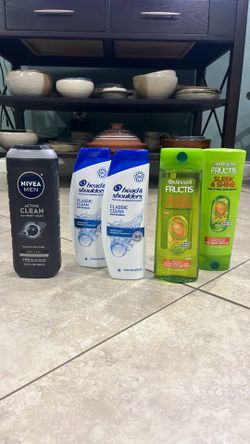 Head & Shoulders, Nivea Men, Garnier Fructis