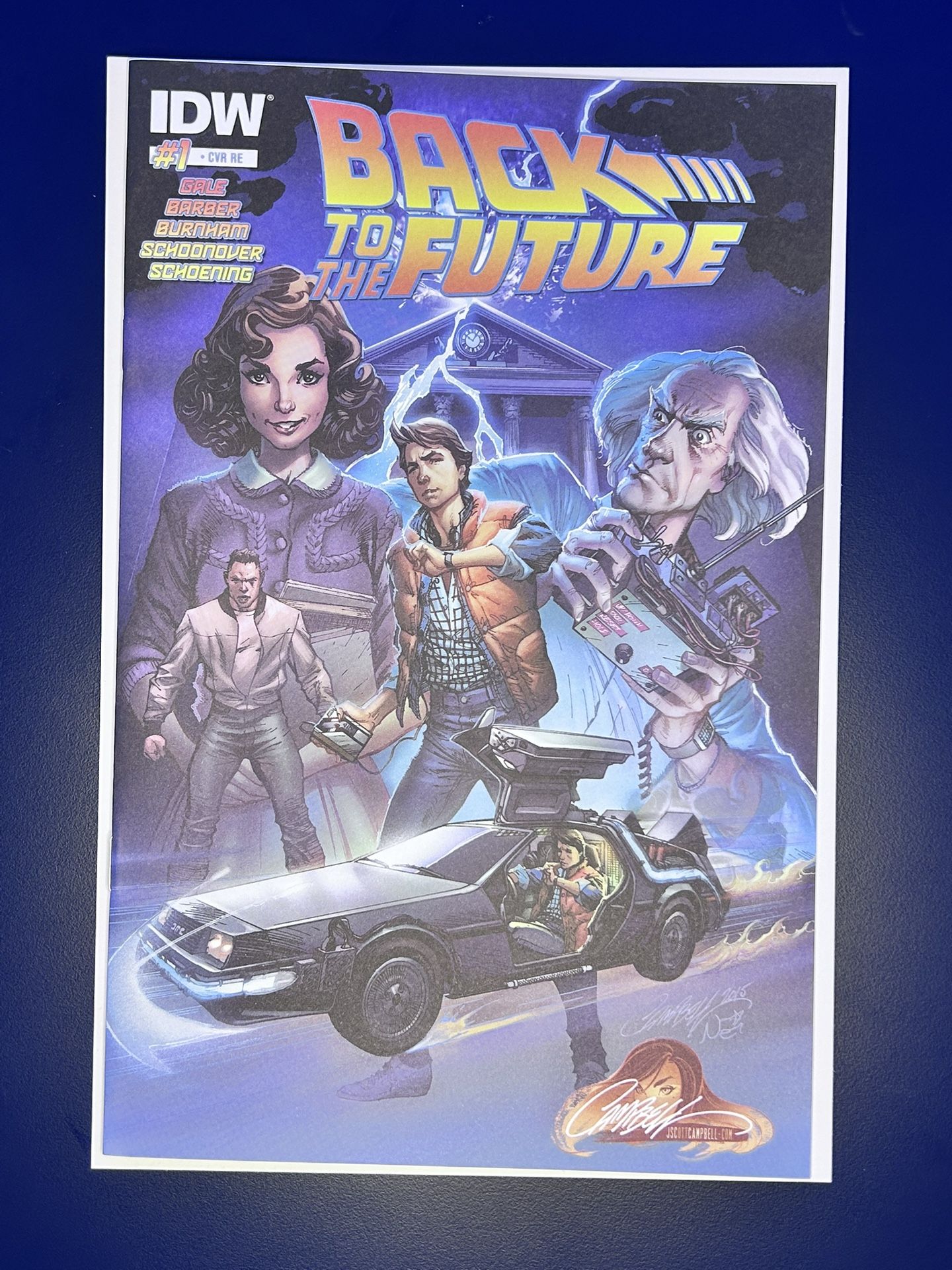 Back To The Future IDW #1 Campbell 2015
