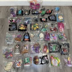 43 Piece McDonald’s Happy Meal Toys Lot – Barbie, Sonic, Fast & Furious, Mixed Characters (New Sealed)