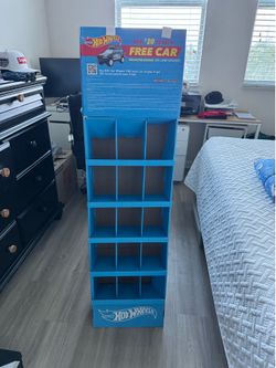 HOT WHEELS STORE SHIPPER DISPLAY  HW 2026 PROMO SIDEKICK  W/base