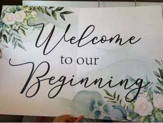 Wedding signs
