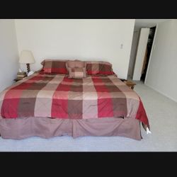 King Size Bed 8 Piece Comforter Set 