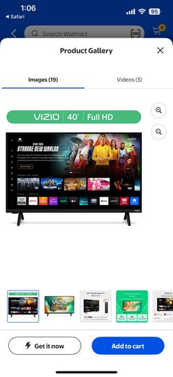 VIZIO 40” Class LED UHD TV 