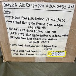 OMEGA AlC Compressor #20-10982-AM