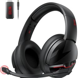 Acer Wireless Gaming Headset, PS5 Headset With 2.4GHz For Ps5, Ps4, PC, Switch, Bluetooth 5.3 + 100Hrs Gaming Headphones With Noise Canceling Mic For 