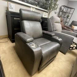 Graphite Power Recliner w/ LED