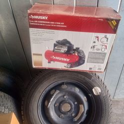 Air Compressor And 4 Tool Kit 