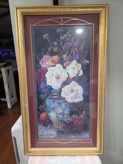 Home Interior Floral Frame