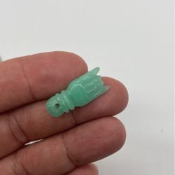 Jade Palm Of Buddha Pendant