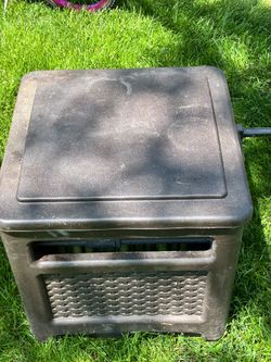 Suncast hose reel with  flexzilla