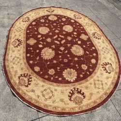 Handmade Turkish Oval rug